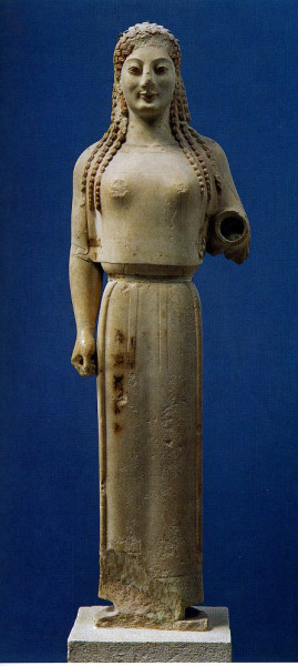 Peplos Kore, Ancient Art, Greek Art