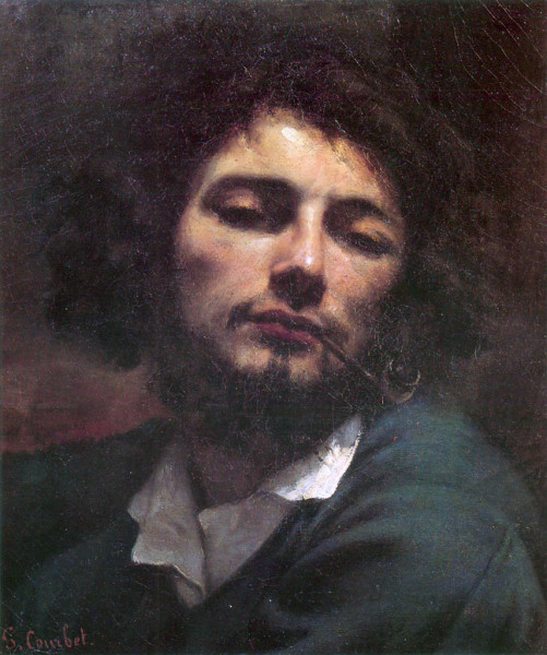 Gustave Courbet, Self-Portrait with Pipe,