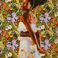 Kehinde Wiley, Shantavia Beale, c. 2012, oil on canvas, Photo by Garrett Ziegler via Flickr, Creative Commons Attribution-NonCommercial-NoDerivs 2.0 Generic License.