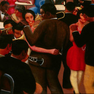 Archibald J. Motley Jr., ‘Blues,’ 1929, oil on canvas, 36 × 42 inches, Collection of Mara Motley M.D., and Valerie Gerrard Browne, Image courtesy of the Chicago History Museum, Chicago, Illinois. © Valerie Gerrard Browne.