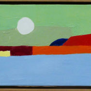 Etel Adnan, artist, Photo by P. K. via Flickr, Creative Commons Attribution 2.0 Generic License.