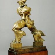 Umberto Boccioni, Unique Forms of Continuity in Space, 1913, bronze, 3' 8" x 2' 11", Museum of Modern Art, New York, Artwork in the Public Domain, Photo via Wikimedia Commons.