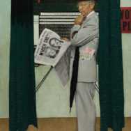 Norman Rockwell, Which One?, 1944, oil on canvas, 37" x 29", Private Collection.