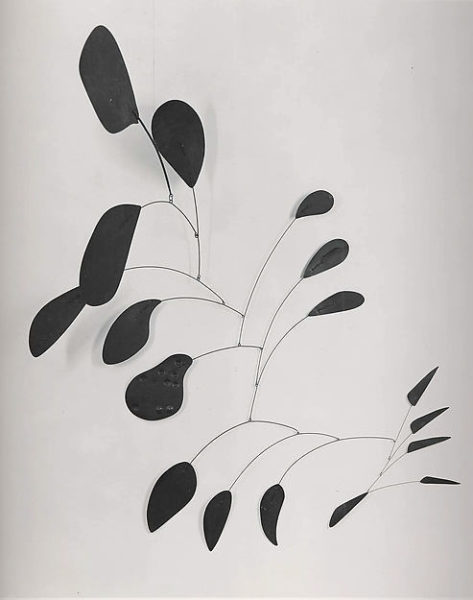 Alexander Calder, Mobile, 1941, 60 x 152 3/8in., Painted aluminum, steel, steel rod, and wire, The Metropolitan Museum of Art, New York, Photo courtesy of The Metropolitan Museum of Art