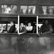 Robert Frank, Trolley – New Orleans, 1955, Gelatin silver print, 8 ¾” x 13 ¼”, Image from The Metropolitan Museum of Art, New York.